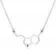NH8214SS Serotonín strieborný náhrdelník