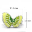 PR6087OC Motýlik - oceľový prsteň
