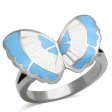 PR6226OC Motýľ - Prsteň z chirurgickej ocele