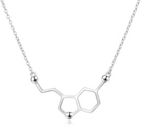 NH8214SS Serotonín strieborný náhrdelník