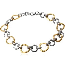 NH3335GOC Dámsky oceľový náhrdelník