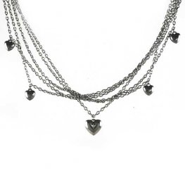 NH3196OC Srdiečka - náhrdelník z chirurgickej ocele