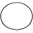 NH3345KPOC Kožený náhrdelník s perlou