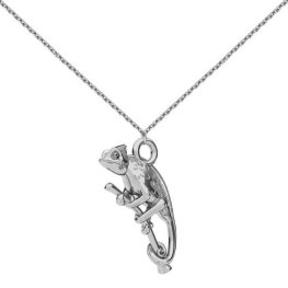 NH8216SS Chameleón strieborný náhrdelník