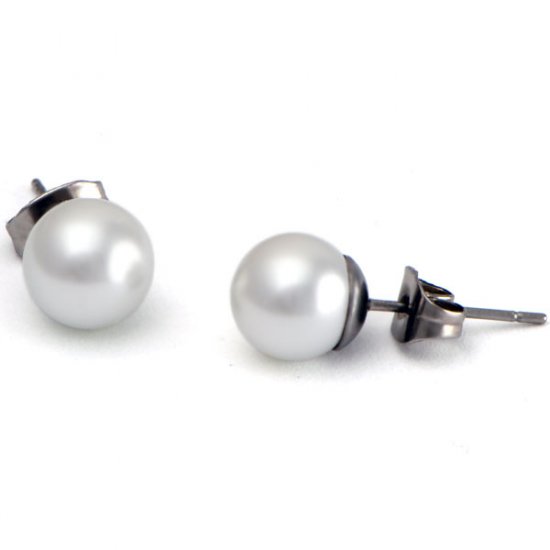 NA3802POC Oceľové náušnice s perlami