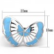 PR6226OC Motýľ - Prsteň z chirurgickej ocele