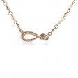 LNH0004 Just Cavalli náhrdelník s Hadom infinity